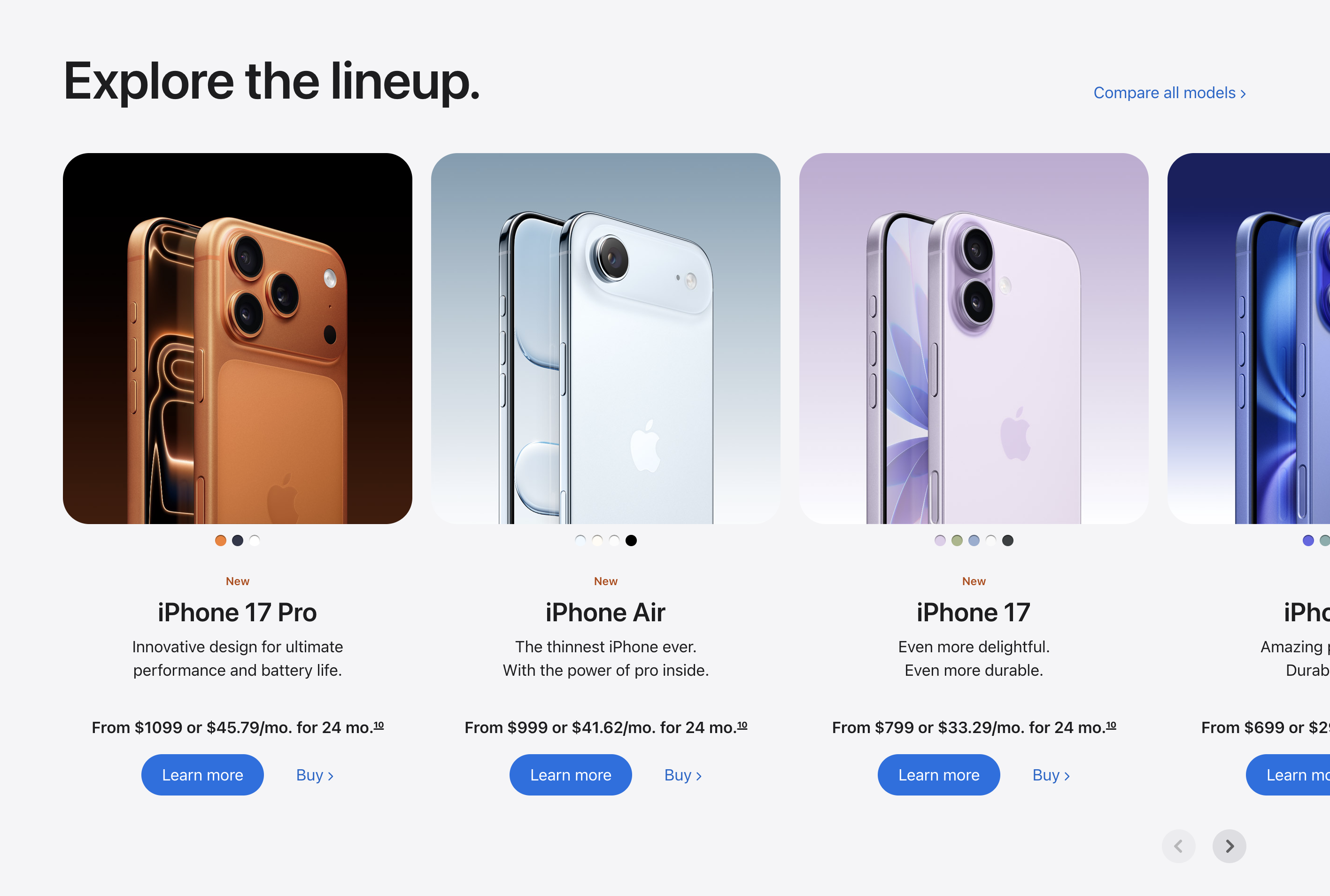 apple.com UI component screenshot